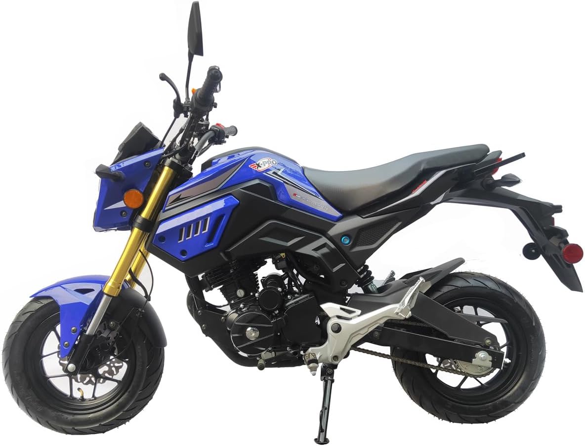 Blue X-Pro Vader 150 motorcycle